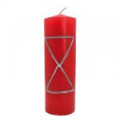 Sabbats Beltane Wicca Cero Cerimoniale profumato (15 x 5,5cm / ± 300gr.)