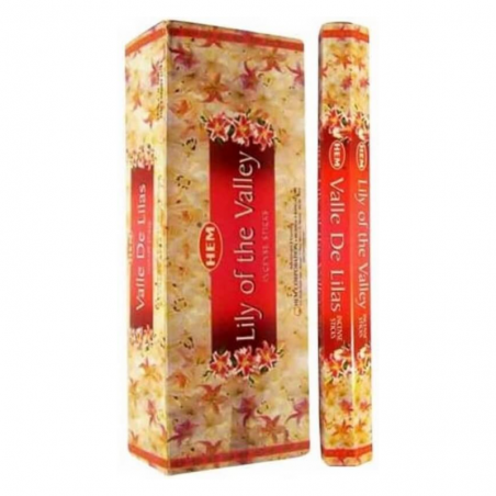 Mughetto 20 Bastoncini incenso Hem Lily Of The Valley Masala