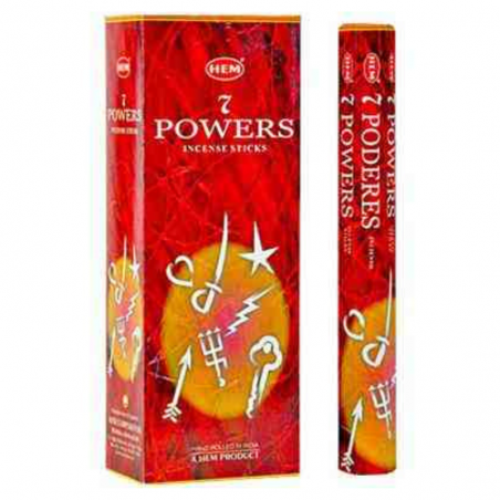 7 Poteri 20 Bastoncini incenso Hem 7 Powers Masala