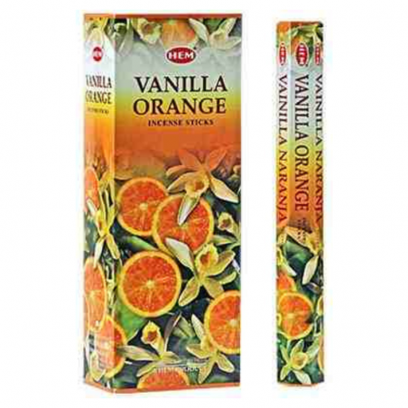 Vaniglia e Arancia 20 Bastoncini incenso Hem Vanille Orange Masala