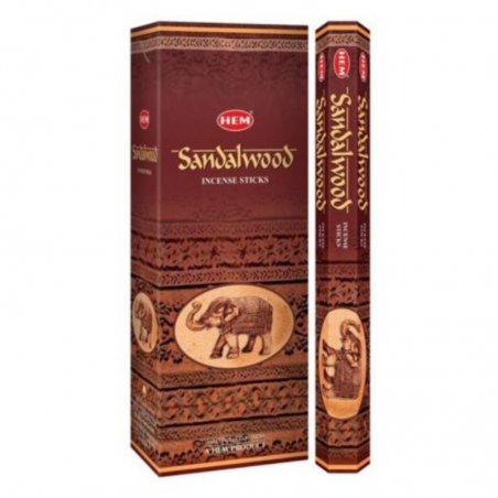 Legno di Sandalo 20 Bastoncini incenso Hem Sandalwood Masala