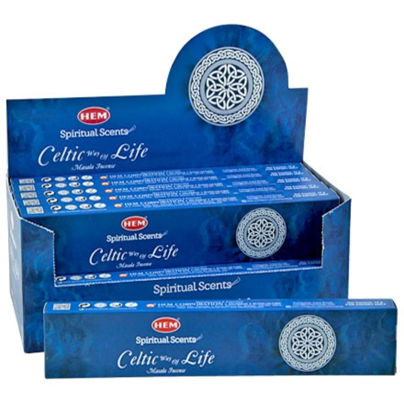 Celtic Way of Life Bastoncini incenso Hem Profumi Spirituali Premium Masala
