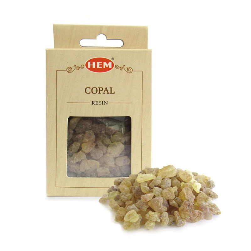 Copal Resina in grani Hem in scatola da 30gr.