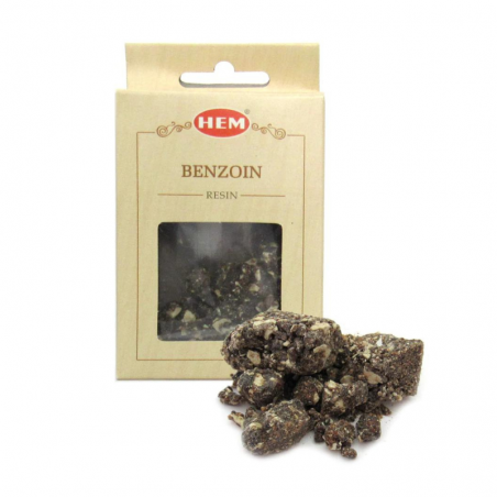 Benzoino Resina in grani Hem in scatola da 30gr.