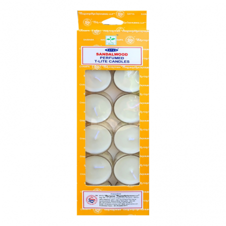 Sandalo 12 Candeline Satya Tealight profumate