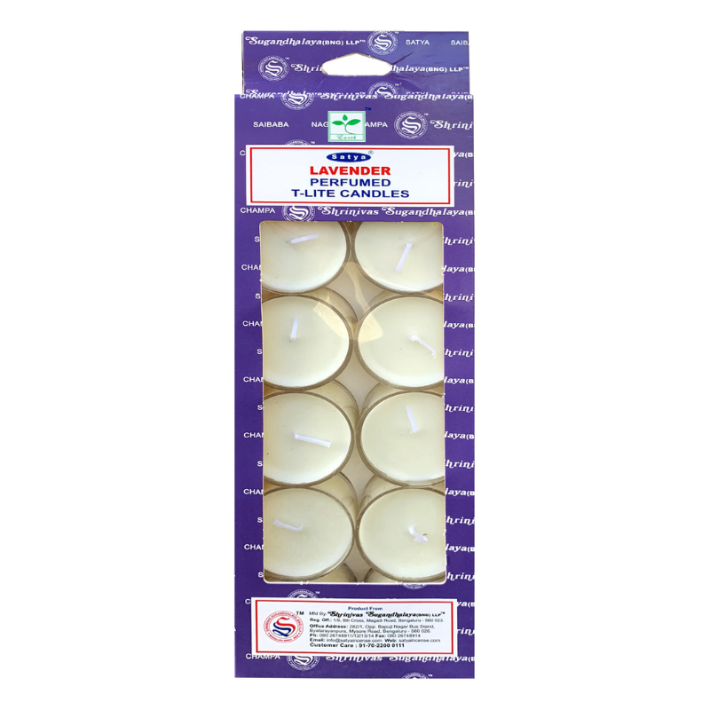 Lavanda 12 Candeline Satya Tealight profumate