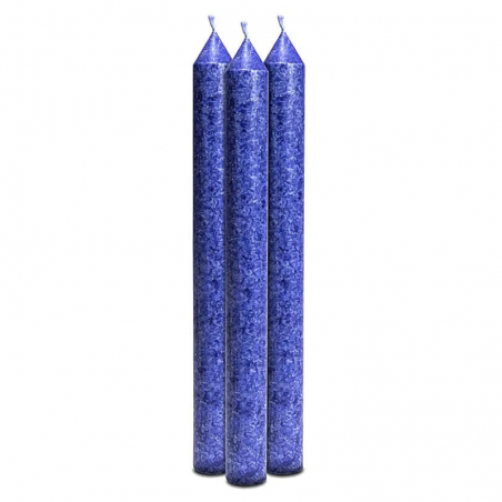 6° Chakra - Set 3 Candele stearina al profumo di Lavanda, Abete rosso, Camomilla