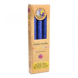 6° Chakra - Set 3 Candele stearina al profumo di Lavanda, Abete rosso, Camomilla 2
