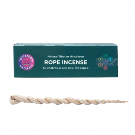 Set 7 Chakra Incenso in Corda Tibetano (3 Corde per 7 Chakra)