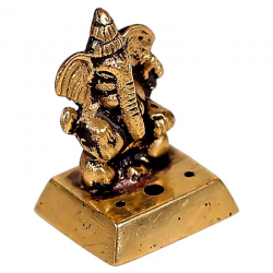 Supporto Bastoncini incenso in Bronzo Ganesh - 4,5cm