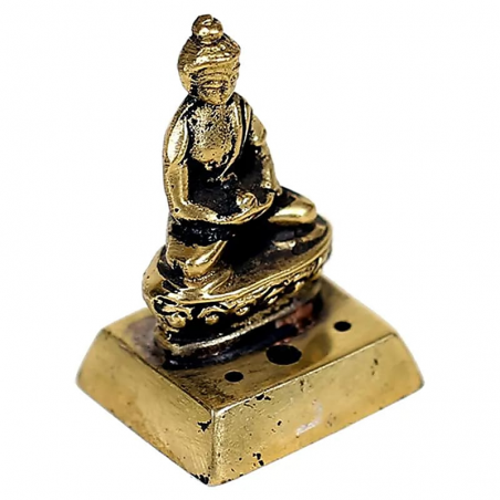Supporto Bastoncini incenso in Bronzo Buddha - 4,5cm