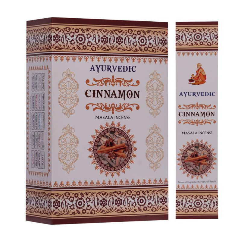 Cannella – Incenso Ayurvedic Cinnamon Premium Bastoncini Naturali
