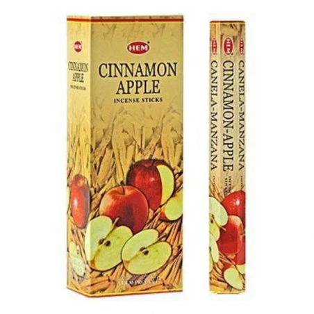Mela e Cannella 20 Bastoncini incenso Hem Masala