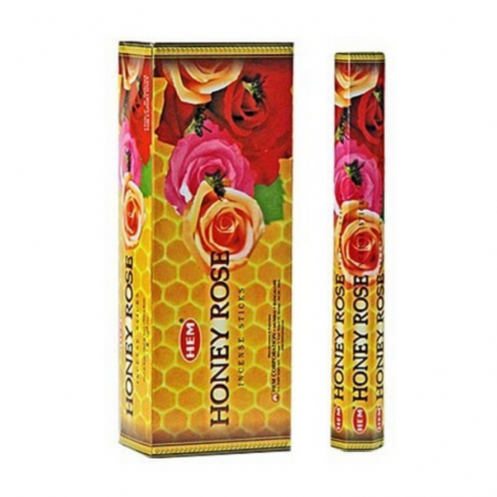 Miele e Rosa 20 Bastoncini incenso Hem Honey Rose Masala