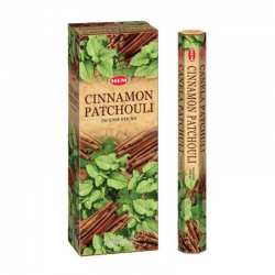 Patchouli e Cannella 20 Bastoncini incenso Hem Masala