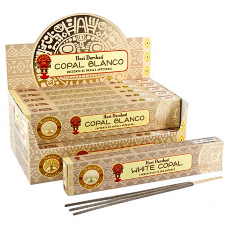 Copale Bianco Bastoncini incenso White Copal Hari Darshan Masala