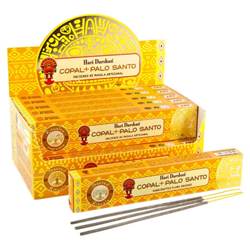Copale & Palo Santo Bastoncini incenso Copal & Palo Santo Hari Darshan