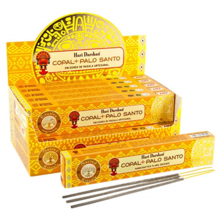 Copale & Palo Santo Bastoncini incenso Copal & Palo Santo Hari Darshan