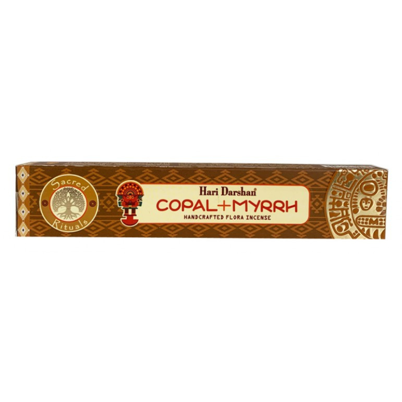 Copale & Mirra Bastoncini incenso Copal & Myrrh Hari Darshan
