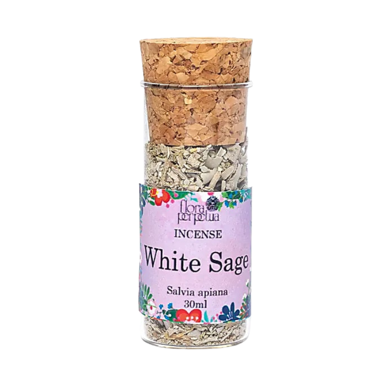 Erbe di Salvia Bianca - Incenso Purificante Naturale Flora Perpetua