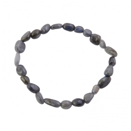 Labradorite Pietre Burattate Braccialetto Pietra Naturale