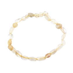 Citrino Pietre Burattate Braccialetto Pietra Naturale