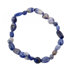 Sodalite Pietre Burattate Braccialetto Pietra Naturale
