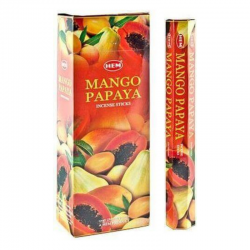 Mango e Papaya 20 Bastoncini incenso Hem Mango Papaya Masala
