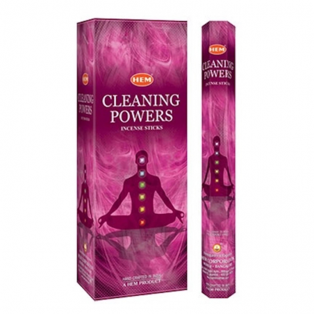 Poteri di Pulizia 20 Bastoncini incenso Hem Cleaning Powers Masala