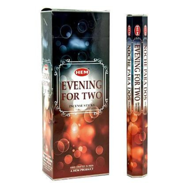 Serata per due 20 Bastoncini incenso Hem Evening for two Masala