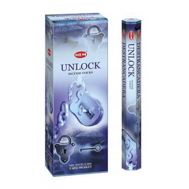 Sbloccare 20 Bastoncini incenso Hem Unlock Masala