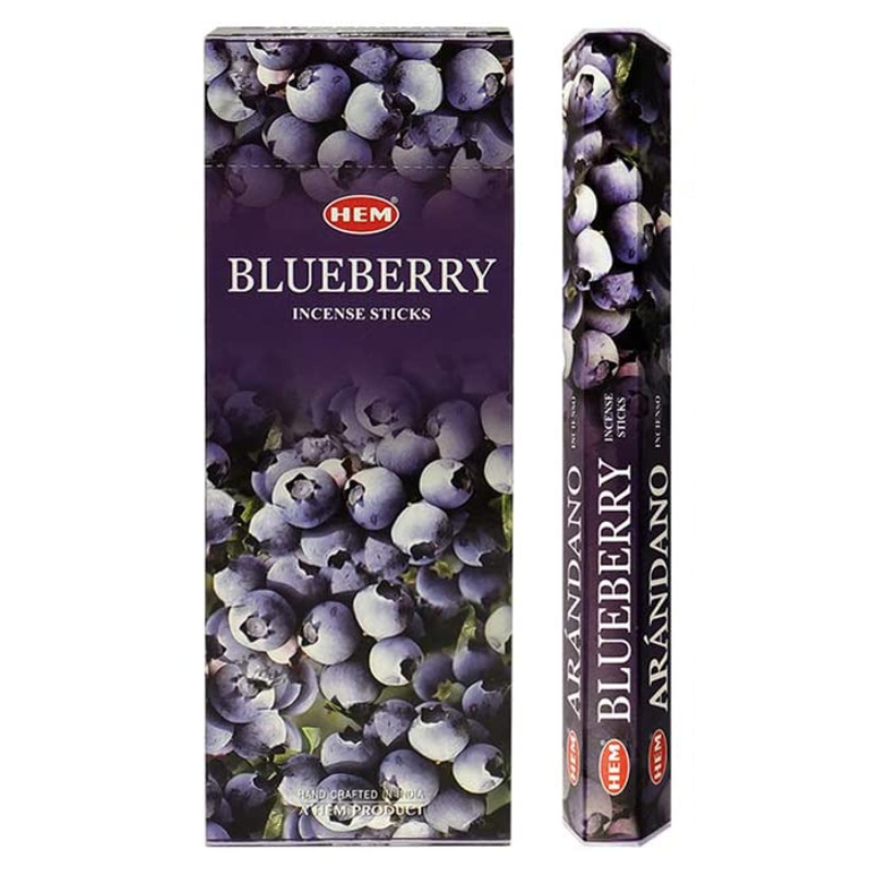 Mirtilli 20 Bastoncini incenso Hem Blueberry Masala