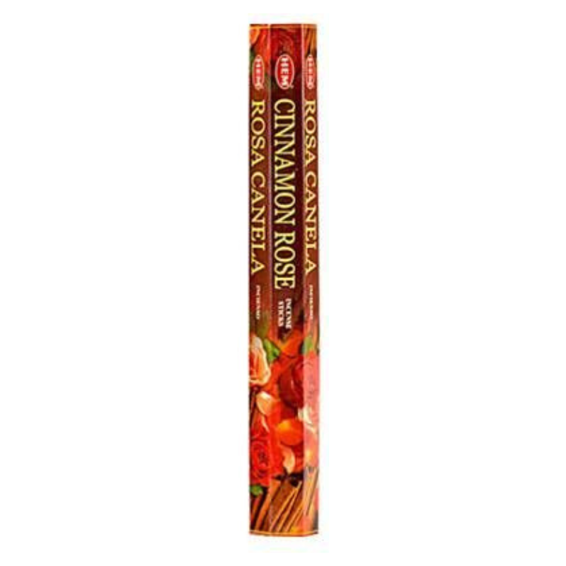 Cannella e Rosa 20 Bastoncini incenso Hem Cinnamon Rose Masala