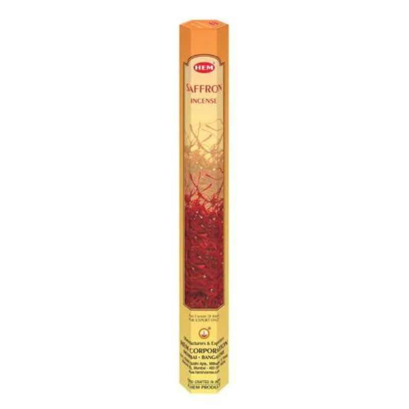 Zafferano 20 Bastoncini incenso Hem Saffron Masala