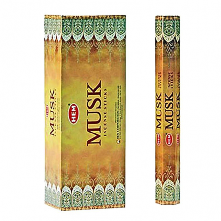 Muschio 20 Bastoncini incenso Hem Musk Masala