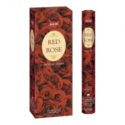 Rosa Rossa 20 Bastoncini incenso Hem Red Rose Masala