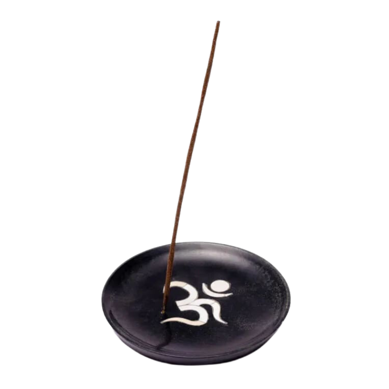 Supporto Bastoncini e Coni incenso in Pietra Ollare - Ohm