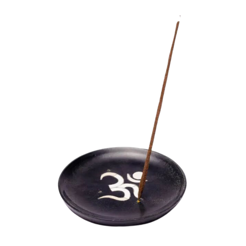 Supporto Bastoncini e Coni incenso in Pietra Ollare - Ohm