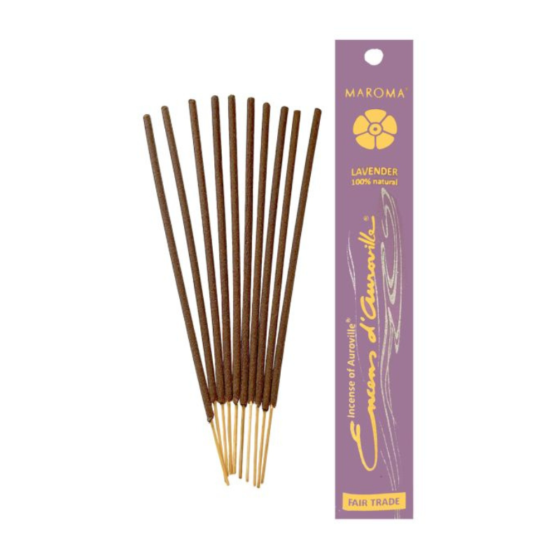 Lavanda 10 Bastoncini incenso Auroville Maroma Lavender