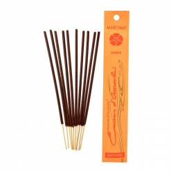 Ambra 10 Bastoncini incenso Maroma d'Auroville Amber