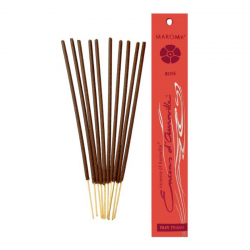 Rosa 10 Bastoncini incenso Maroma d'Auroville Rose