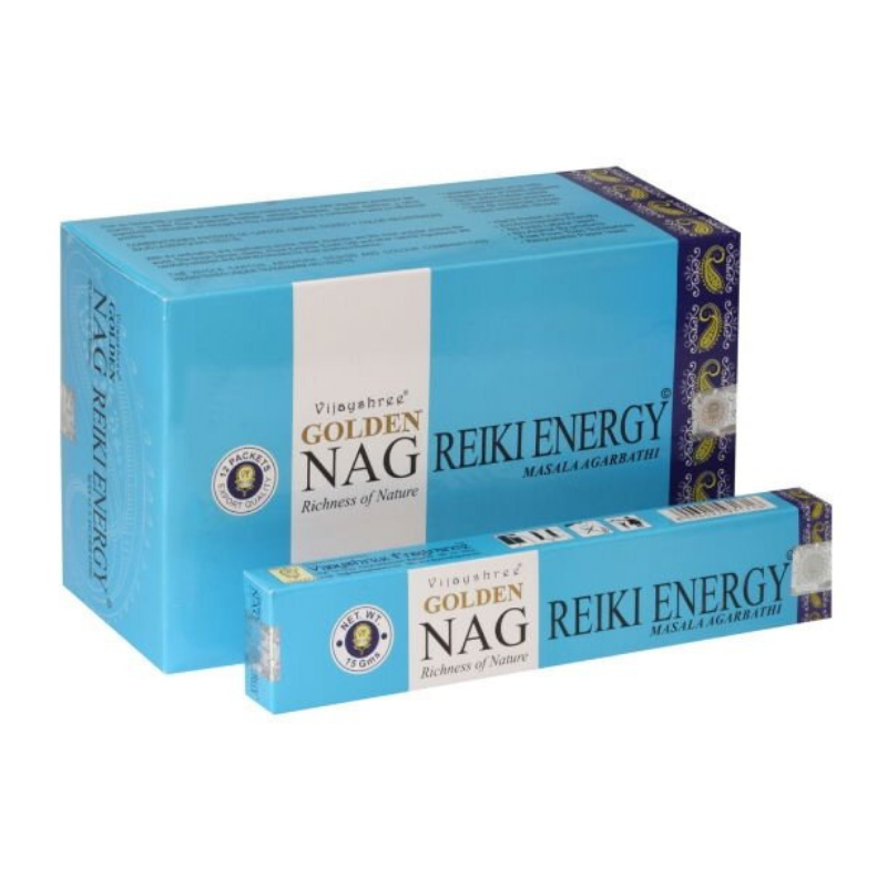 Golden Nag Energia Reiki Incenso Vijayshree - Bastoncini Profumati