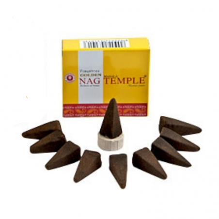 Golden Nag Temple Coni Incenso Vijayshree Masala