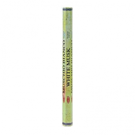 Muschio Bianco 10 Bastoni XL incenso Hem White Musk Garden Masala