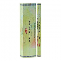 Muschio Bianco 10 Bastoni XL incenso Hem White Musk Garden Masala