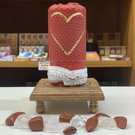 Don Giovanni Amore Cero Consacrato Candela con erbe (13 x 7cm / ± 300gr.)