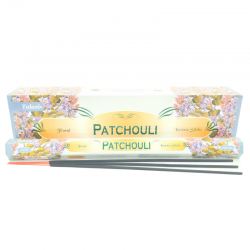 Patchouli 10 Bastoni XL incenso Tulasi Patchouli Garden Masala