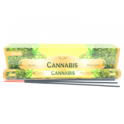 Cannabis 10 Bastoni XL incenso Tulasi Cannabis Garden Masala