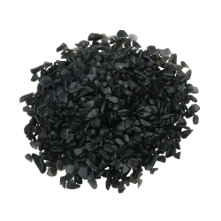 Agata Nera Sacchetto Chips Pietre Burattate - 50gr.