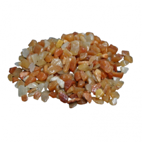 Avventurina Arancione Sacchetto Chips Pietre Burattate - 50gr.